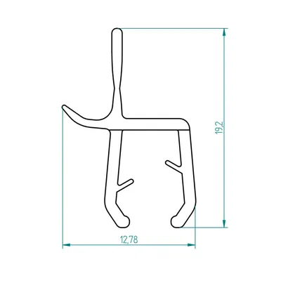 Produktbild von Breuer Spritzschutzprofil 2 x 424 mm