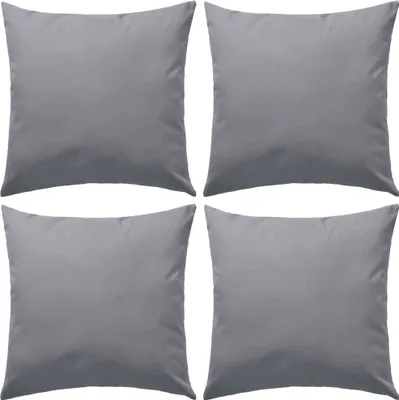 Immagine prodotto di The Living Store Cuscini da giardino 4 pezzi 45 x 45 cm grigio