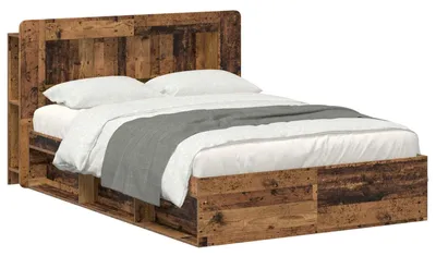 Immagine prodotto di Telaio del letto con storage Legno antico 140 x 190 cm