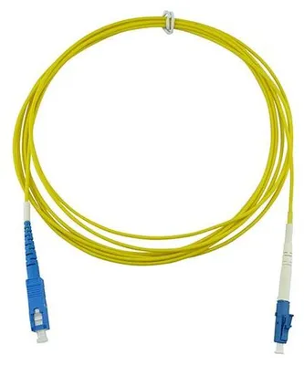 Immagine prodotto di Cavo patch in fibra ottica BlueOptics Simplex LC-UPC/SC-UPC monomodale 50 metri