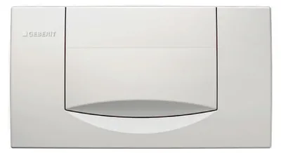 Produktbild von Geberit-Abdeckplatte 200 F mit Betätigung von vorne weiß