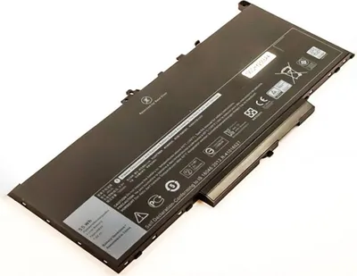 Produktbild von Akku für Dell 242WD Li-Pol 7,6 Volt 7200 mAh schwarz.