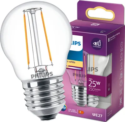 Produktbild von LED-Lampe "classic", 25W, E27, klar, warmweiß, Tropfen (00195962)