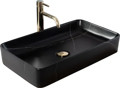 Produktbild von Rea Aufsatzwaschbecken Denisstone Black