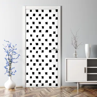 Produktbild von Dekorative Türposter selbstklebend Klebefolie Wandaufkleber Palmblätter 70 x 200 cm