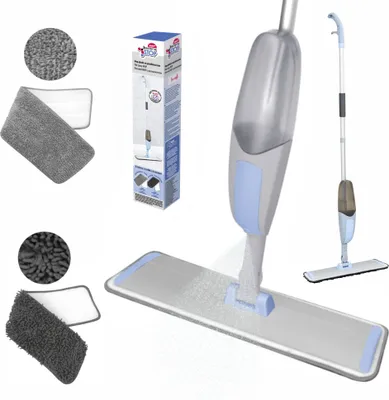 Produktbild von Flachmopp mit MOP-Sprüher für die Bodenreinigung - YORK - BACTERIA STOP - CLEAN HOUSE