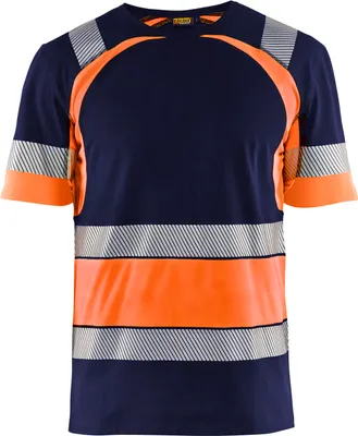 Produktbild von Blakläder High vis T-Shirt 3421 1030 in div. Farben, Farbe:schwarz/gelb, Größe:XL
