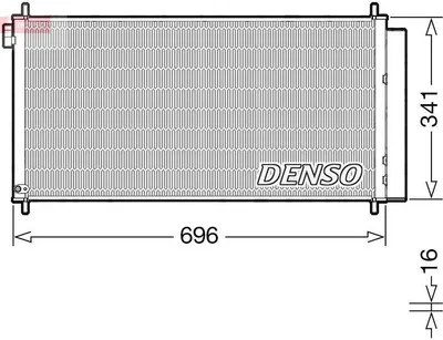 Obrázek produktu pro Kondenzátor, klimatizace DENSO DCN50121