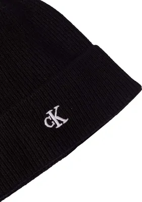 Image de CALVIN KLEIN JEANS - Bonnet femme en cachemire avec monogramme - Taille unique