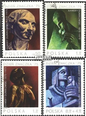 Produktbild von Briefmarken Polen 1975 Mi 2409-2412 (kompl.Ausg.) postfrisch 100. Geburtstag von Xawery Dunikowski