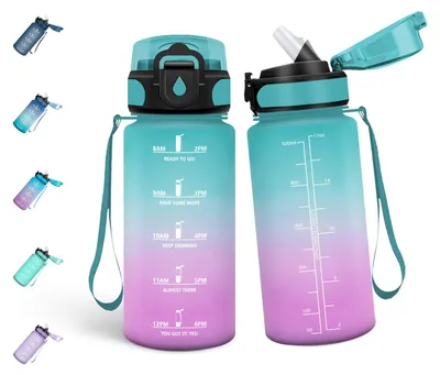 Produktbild von Trinkflasche 500ml BPA-frei, auslaufsicher, für Kohlensäure, Sportflasche