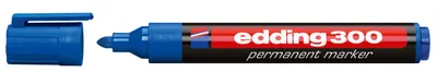 Immagine prodotto di Edding 4-300003 300 Marcatore permanente - ricaricabile, 1,5 - 3 mm, blu
