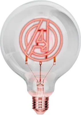 Image de Lampka Neonowa LED z Logo Avengers - Oficjalna Licencja, 18x13x13 cm