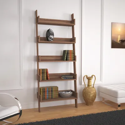 Image de Skye Decor, Only - Walnut, Étagères, Noyer, 80 x 195 x 32 cm