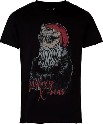 Produktbild von T-Shirt Merry Christmas Herren schwarz L