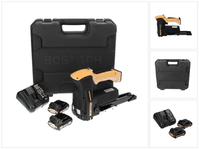 Image de Bostitch DSA-3519-E 15-19mm 2x batterie Agrafeuse pour fermeture de cartons KL-07