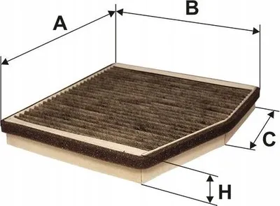 Image de Filtre d'habitacle à charbon actif