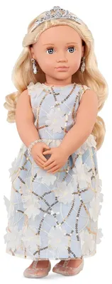 Produktbild von Our Generation Ellory, 46-cm-Puppe mit geblümtem Kleid und Schmuck