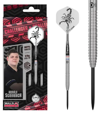 Produktbild von BULL'S Kendji Steinbach Challenger Steel Dart - 23g -- 1 Satz