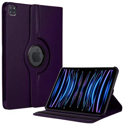 Image de Coque pour iPad Pro 11 Pouces (2018/2020/2021/2022) Protection Anti-Rayures Rotative 360° - Violet