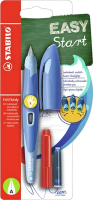 Produktbild von STABILO EASYbirdy Pastel L mit Feder A blau/hellblau 4006381572712