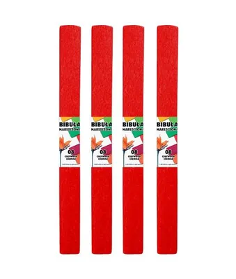 Produktbild von Rotes Schulkrepp-Seidenpapier 50 x 200 cm