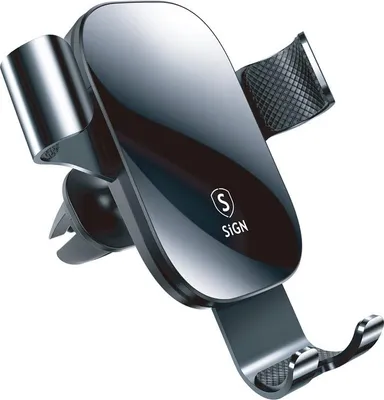 Image de Support Voiture pour Smartphones avec Rotation à 360° - Noir