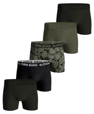 Produktbild von Boxershorts aus Baumwolle, elastisch, 5er Pack, Multicolour, Herren, S-Größe