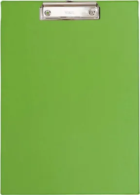 Produktbild von MAUL Klemmbrett A4 Hochformat Karton Folie hellgrün