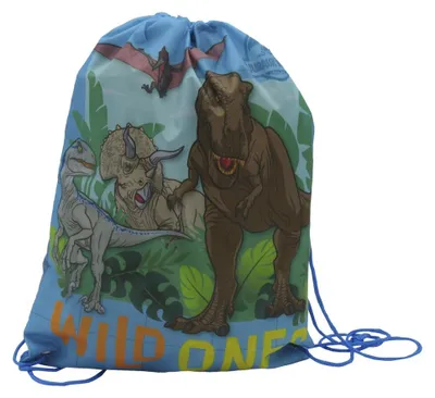 Produktbild von Jurassic World Turnbeutel 40x30cm Sportbeutel Kinder mit Kordelzug