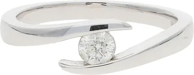 Produktbild von JuwelmaLux Ring 585 Weißgold mit Brillant JL10-07-1860 54