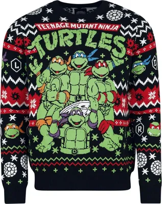 Produktbild von Teenage Mutant Ninja Turtles Weihnachtspullover Herren Group multicolor XXL