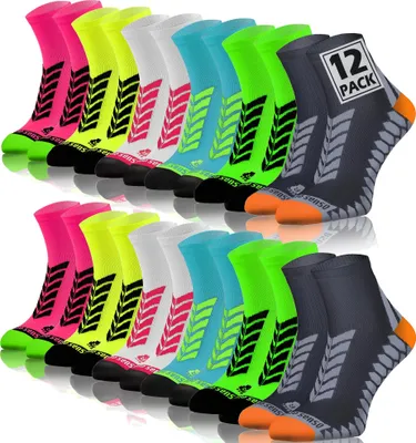 Produktbild von Sesto Senso Sportsocken – Bequeme, atmungsaktive Socken – Unisex für Damen und Herren, Größe 47-50, Farb-Mix - 12er-Pack