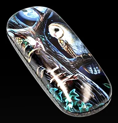 Produktbild von Brillenetui mit Eulenmotiv - Märchen | Hartschale, Hardcase, B 16 cm