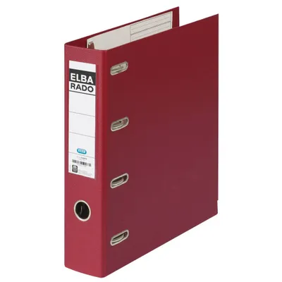 Produktbild von ELBA Rado Plast - Aktenordner - Rückenbreite: 75 mm - für A5 (148 x 210 mm)