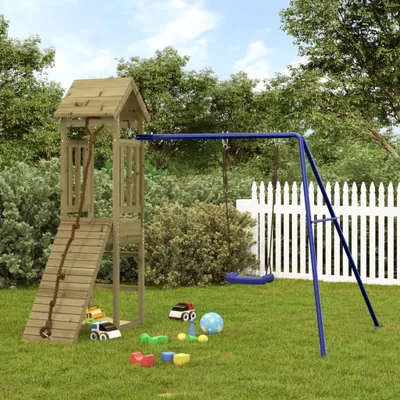 Produktbild von Möbel Spielturm Imprägniertes Kiefernholz - Schaukeln 3155815
