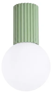 Immagine prodotto di Plafoniera HALO salvia IP44 1xG9 8W alluminio/vetro 21x12x12cm Sollux Lighting