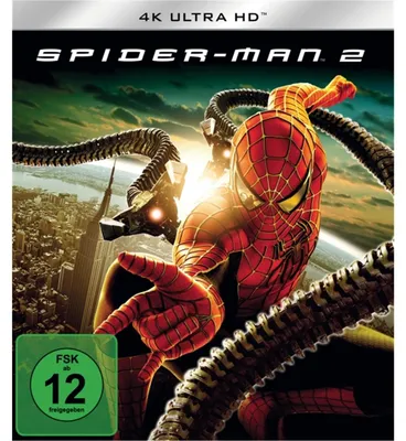 Zdjęcie produktu dla PLAION 1129837, Film, Blu-ray, Niemiecki, Angielski, Francuska, Włoski, Czeska, 127 min, Spider-Man 2, Przygoda/Przygodowy