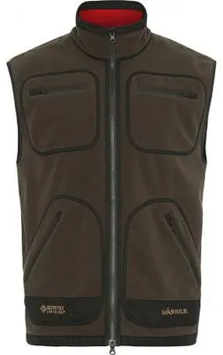 Produktbild von Kamko Fleece Waistcoat Herren (Brown/Red) Größe S