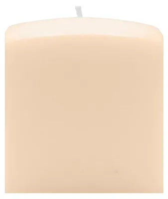 Produktbild von Quader Kerzen Vanilla Bisquit 6 x Ø 6/6 cm, 4 Stück