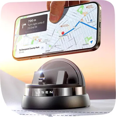 Produktbild von LISEN Handyhalterung Auto Armaturenbrett 360° Schwenkbar Klemme Halterung Samsung iPhone