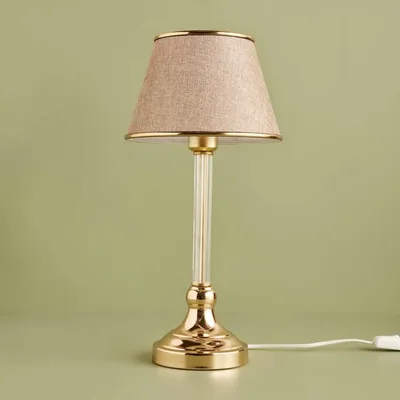 Produktbild von Opviq, AYD-3414, Tischlampe, 100 % Stoff, Beige, 22 x 22 x 45 cm