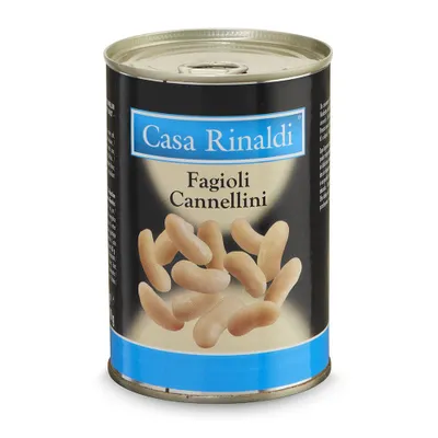Image de Casa Rinaldi haricots blancs Cennellini 400g, poids égoutté 240g