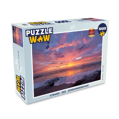Obrázok produktu pre MuchoWow® Puzzle 1000 ks Pláž - more - západ slnka