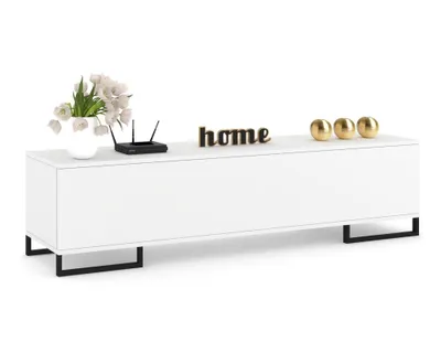Produktbild von TV-Lowboard Fernsehschrank SIMPLY STEHEND Weiß Matt/Weiß Matt 120cm