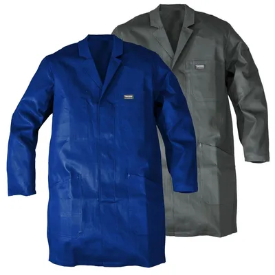 Produktbild von Berufsmantel Eddy, Farbe:blau / schwarz, Größe:46