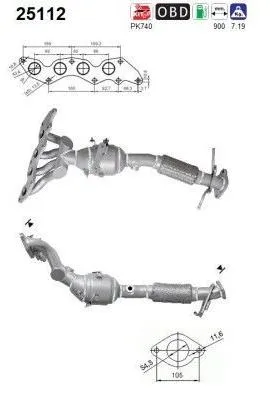 Zdjęcie produktu dla Katalizator Mazda 3 5 1,8 2,0 Euro 4