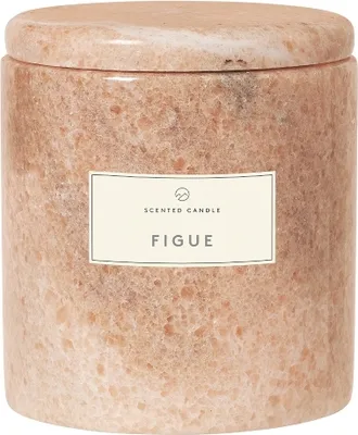 Produktbild von blomus GmbH FRABLE Marmor Duftkerze Figue indian tan 7 cm
