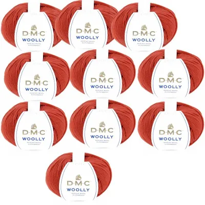 Obrázek produktu pro 10x příze DMC „Woolly“ z merino vlny – 100 % vlna z Austrálie, 488, (barva 51)