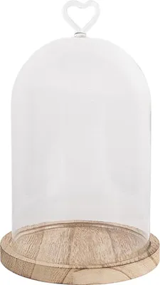 Produktbild von Clayre & Eef Glocke Ø 14x22 cm Transparant Glas